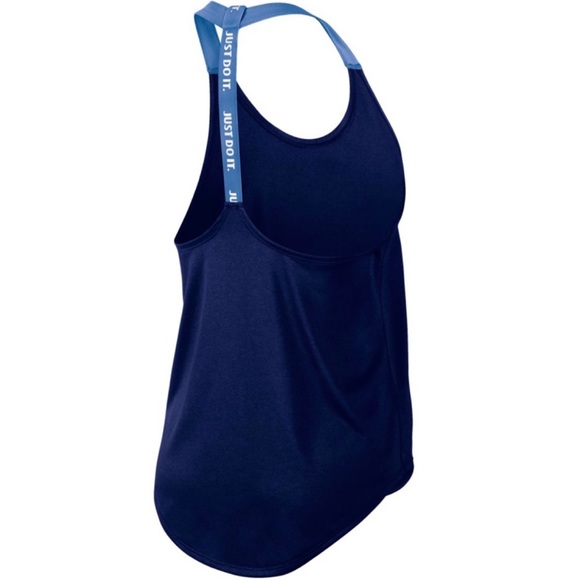 NIKE • Royal Blue Elastika Dri-Fit Racerback Tank Top, M - Picture 3 of 12